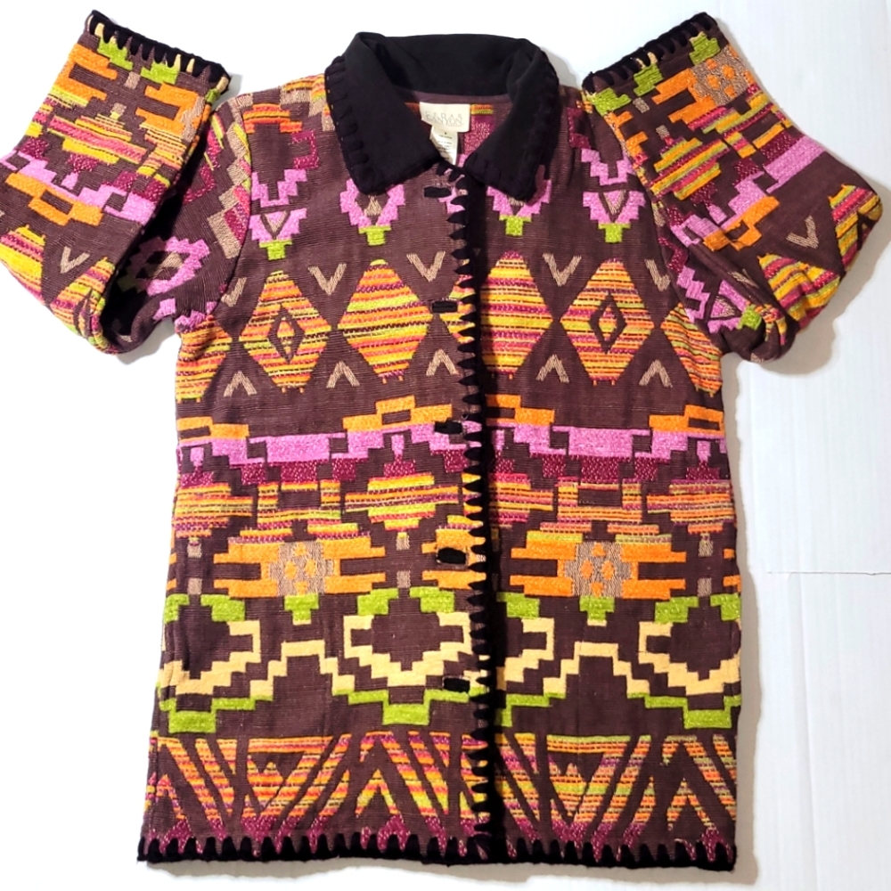 Cedar Canyon Clothing Company Aztec Tapestry Jacket (Size Small)